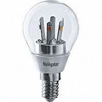 Лампа светодиодная 71 294 NLL-G45-5-230-2.7K-E14-CL | код. 71294 | Navigator